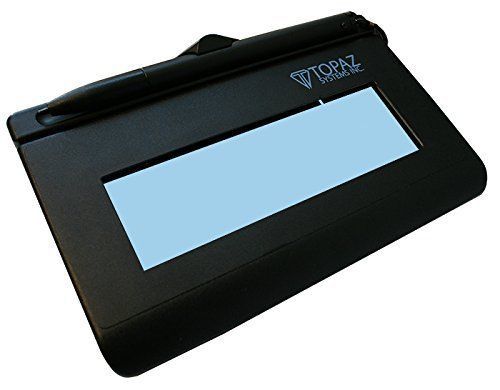 Topaz SigLite T-LBK460-HSB-R 1x5 LCD Signature Capture Pad USB Connection