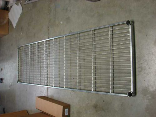 Postmaster 18&#034; x 60&#034; zinc plated shelf Post Master NSF great condition