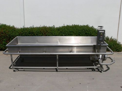 Portable Stainless Steel Dairy Food Grade Drain table Tank with Centrifugal Pump