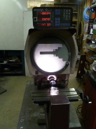 S-t scherr tumico 14 inch optical comparator w microvu q16 dro q axis for sale