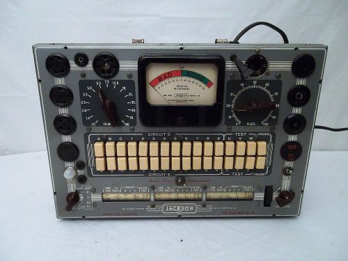 Jackson 648 tube tester - works w/ issue for sale