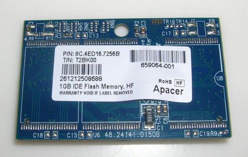 HP 1GB 44pin IDE Flash Memory Module 659064-001 8C.4ED16.7256B
