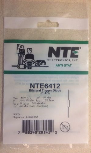 DIAC NTE6412 ECG6412 HT60 Bilateral Bidirectional Trigger Diode