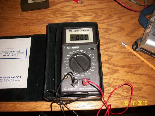 American Reliance ARI 470D DIGITAL LCR and Capacitance Meter Dissipation Factor