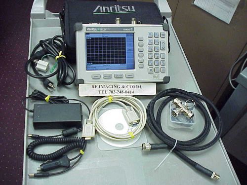 Anritsu s332d/3 site master test set 6-ghz-sweep/spectrum analyzer- with cal kit for sale