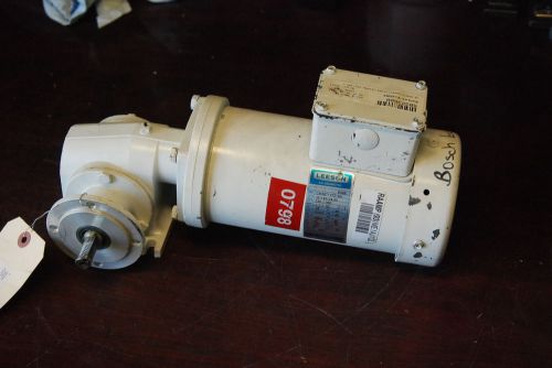 Leeson,  cmt17fz18a, gear motor, .25hp, 3ph, 230/460v, 86rpm  never installed for sale