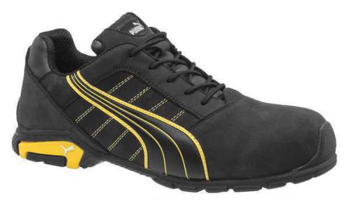 MEN&#039;S PUMA SAFETY SHOES 642715 Athletic Style Work Shoes, 7W, Black, PR