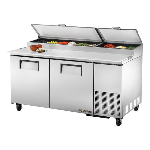 True Manufacturing Solid Door Pizza Prep Table TPP-67,