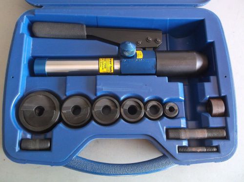 Current Tools 170PM 1/2&#034; to 2&#034; Piece Maker Straight Hydraulic Punch Driver Set