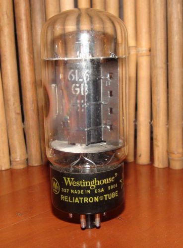 Vintage Westinghouse 6L6 GB Black Plate Vacuum Tube Results = 39