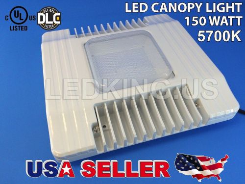 Canopy 150W LED Light Drop Lens Gas Station Warehouse Highbay 5700K UL/DLC 10yr