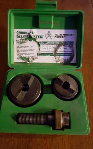Greenlee 7237BB Knockout Set / Slug-Buster Punch Kit, 1.5&#034; &amp; 2&#034;