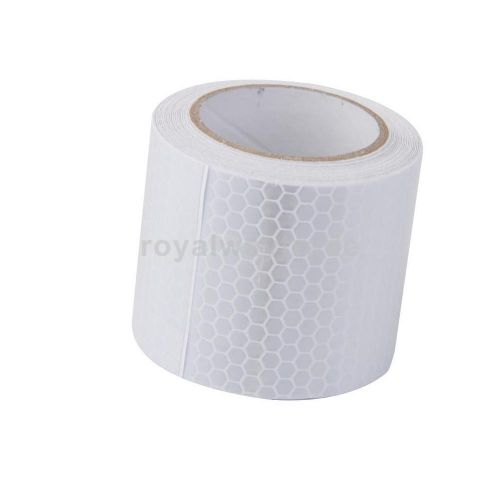 3M Self Adhesive Reflective Tape 2&#034; Wide Safety Conspicuity Sticker White