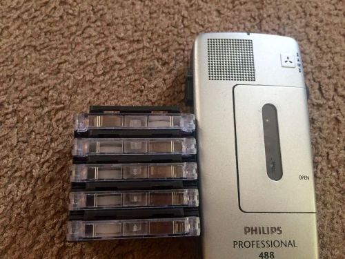 Philips Pocket Professional 488 Voice Recorder, Mini Cassette