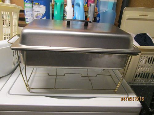 large chafing dish 4 pieces stainless steel