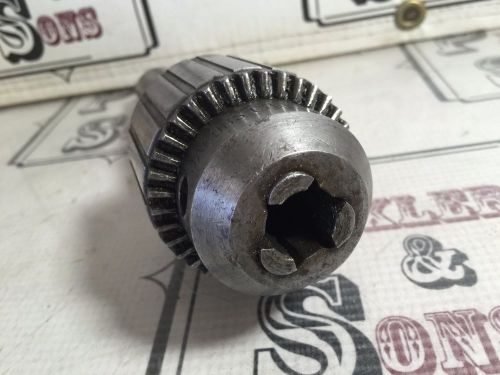 Jacobs 3a 1/8&#034; to 5/8&#034; drill chuck w/ #4 mt shank for sale