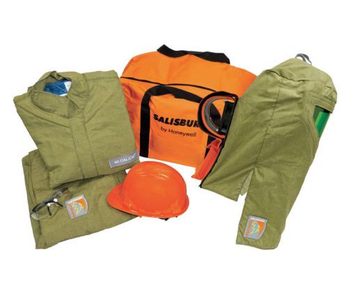 Salisbury sk40pltl-c green l arc flash protection clothing kit for sale