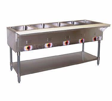 Apw wyott champion 3 sealed well electric steam table 208v - sst-3-208 for sale