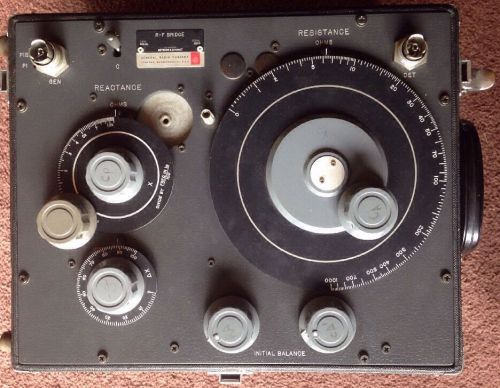 Vintage General Radio GR 916-AL RF Impedance Bridge Made In USA