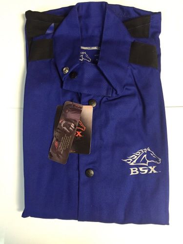 Revco BSX BXRB9C Blue FR Welding Jacket With Blue Flames (medium)