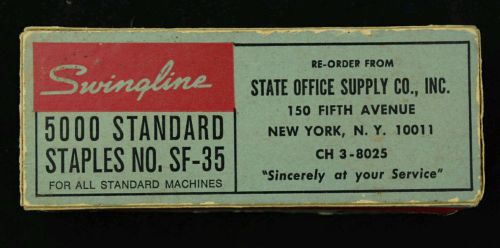 Vintage Swingline Staples with New York City Advertising - Steampunk
