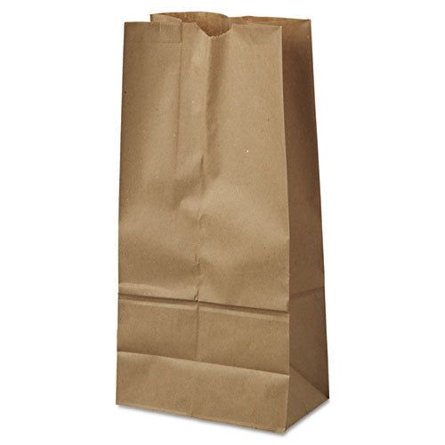 16# paper bag, 40lb kraft, brown, 7 3/4 x 4 13/16 x 16, 500/pack for sale