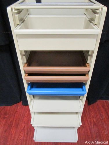 Herman Miller CoStruc Medical C-Locker Storage Cabinet with Tambour Door #43860S