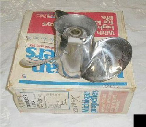 New Old Stock Michigan Wheel Stainless Johnson Evinrude OMC 14 X 21 Boat Prop
