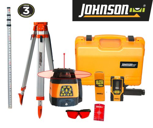 Johnson electronic self-leveling horizontal &amp; vertical rotary laser level system for sale