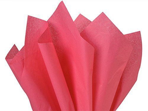 Azalea Pink Tissue Paper 15&#034; X 20&#034; - 100 Sheet Pack