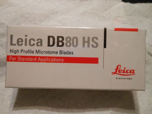 Leica DB80 HS High Profile Microtome Blades 50 count NIB
