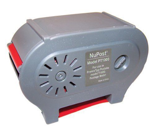 NuPost NPT1000 Compatible Red Ribbon Cassettes Replacement for Postage Meter Red