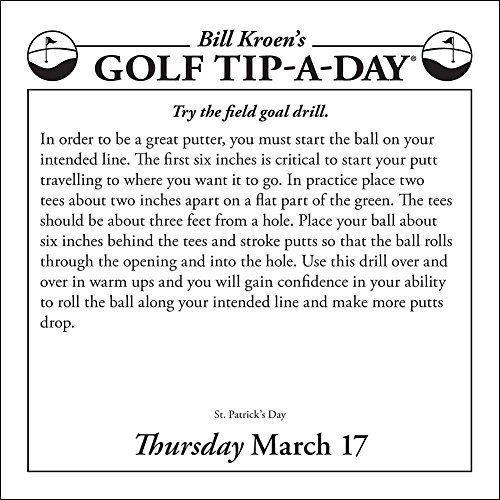 Bill Kroens Golf Tip-a-Day 2016 Day-to-Day Calendar