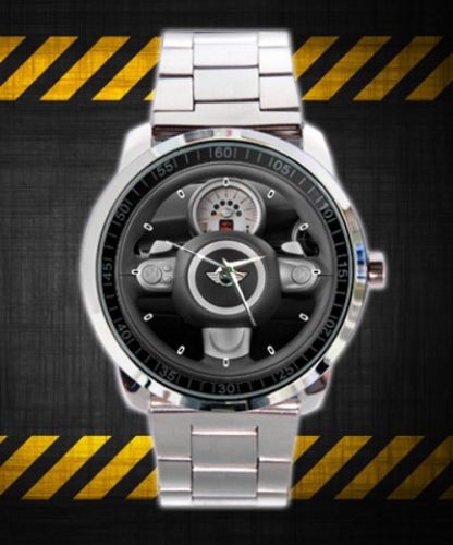 169 NEW Mini Cooper Hardtop Steering Wheel Watch New Design On Sport Metal Watch