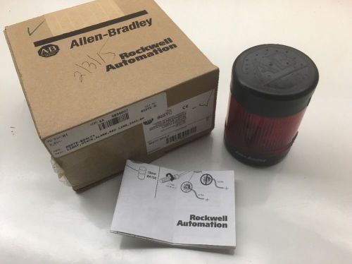 Allen bradley 855t-b24tl4 , series c , ab , stack light tower , steady red led for sale