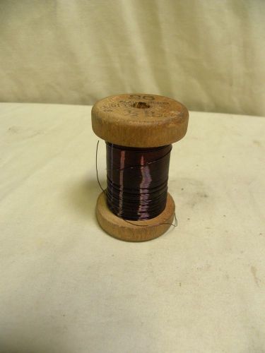 Vintage Antique Consolidated Copper Magnet Motor Antenna Winding Wire .016 (D6)