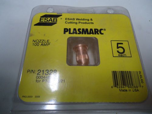 ESAB 21328 100 Amp Cutting Nozzle Tip for PT-20AM/21 (5 pack)