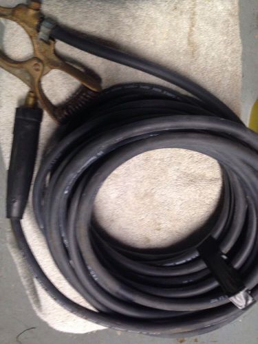 50 Foot Welding Lead Cable Copper Heavy Duty Ground