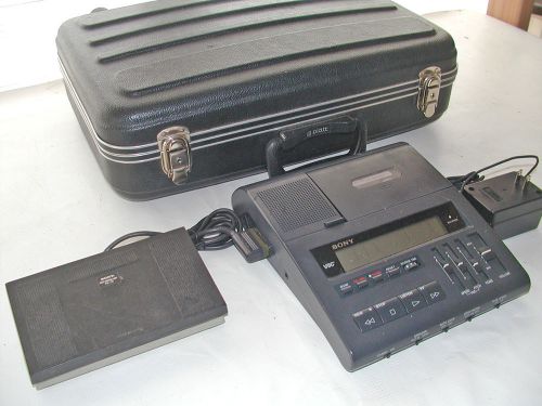 SONY BM 88  2-SPEED PLAYBACK TRANSCRIBER MACHINE  Full Size Cassette