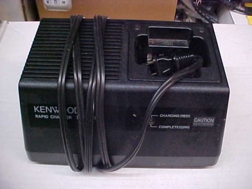 kenwood vhf uhf low band 800 portable radio rapid charger ksc-4 loc#a290