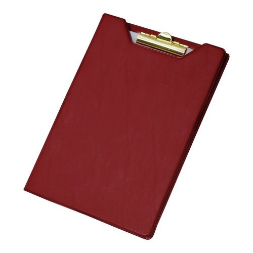 Samsill Value Padfolio with Clipboard Letter Size Writing Pad Burgundy
