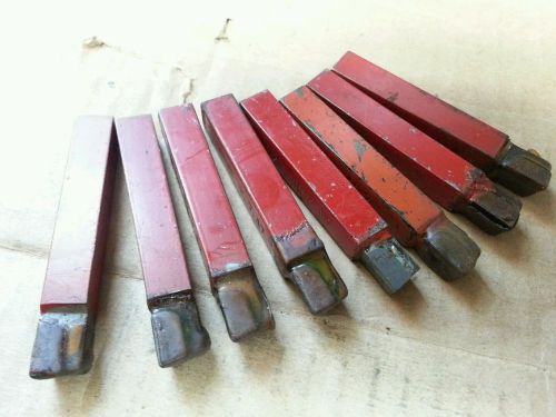 8 Armstrong 3/8&#034;brazed carbide turning bits lathe tools AL-7 A7