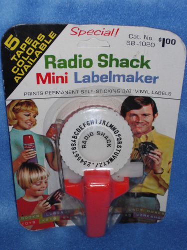 NEW IN PACKAGE VINTAGE RADIO SHACK MINI LABELMAKER NO. 68-1020