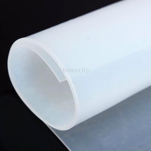 500x500mm 20&#034; x 20&#034; 1mm Thicknes Silicone Rubber Sheet Plate Mat High Temp Grade