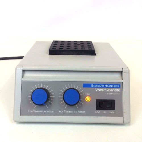 VWR Standard Heatblock 13259-030 Lab Analog Dry Block Heater Incubator w/ Block