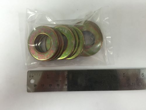(10 PACK)Zinc Yellow-Chromate Plated Steel Flat Washer 98023A037