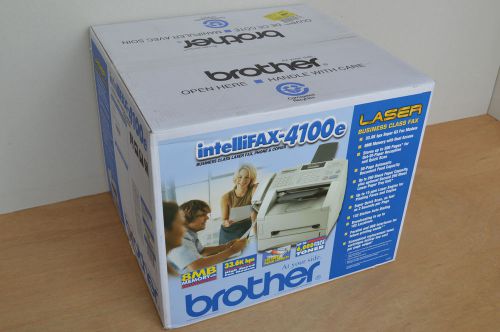 Brand new brother intellifax 4100e business laser fax printer 33.6kbps msrp $299 for sale