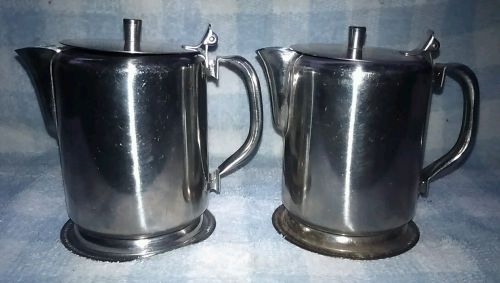 Lot Of 2 Small Size Vollrath 46564 Stainless Steel Coffee/ Tea Servers