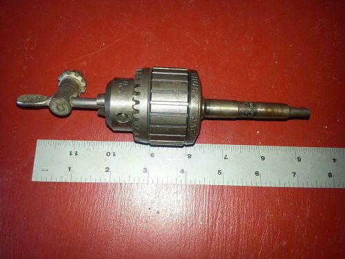 Nice jacobs chuck 0 - 3/8 inch or 0 - 10 mm cap. # 1 morse tapper mt super chuck for sale