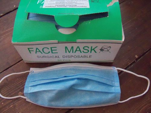 BOX 0F 47 DISPOSABLE  SURGICAL FACE MASK